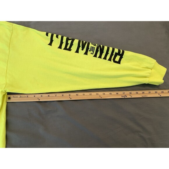 2017 Run for the Wall POW MIA 2XL Long Sleeve T-Shirt Biker Military Hi-Vis FLAW - Picture 6 of 10